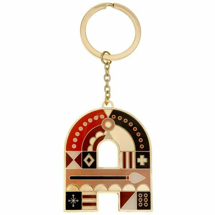 Small Initial FAO Keychain - Letter A