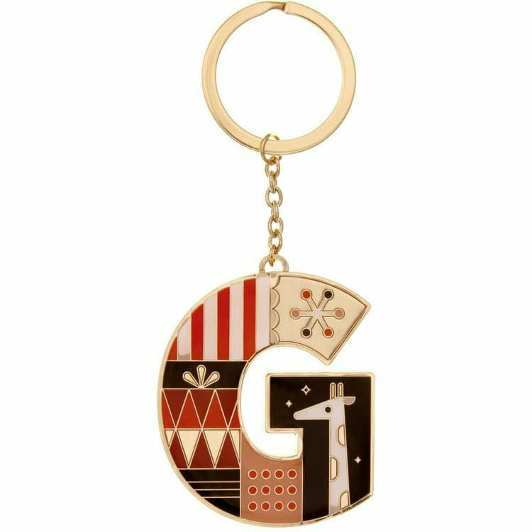 Small Initial FAO Keychain - Letter G
