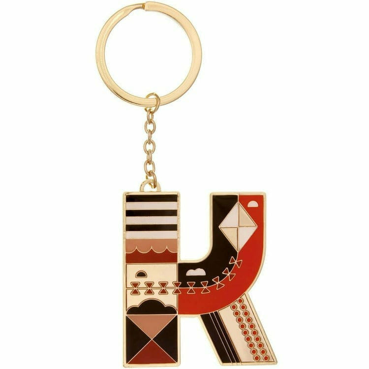 Small Initial FAO Keychain - Letter K