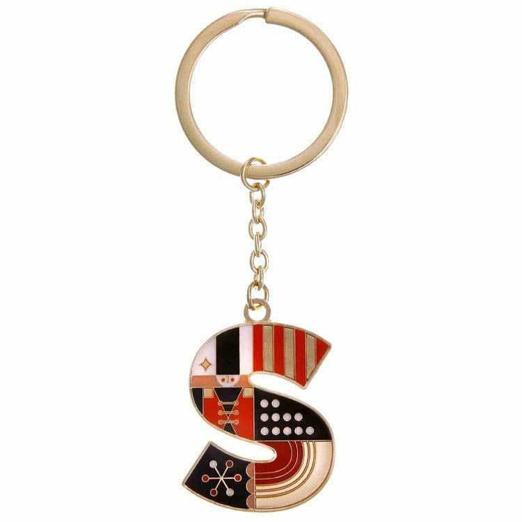 Small Initial FAO Keychain - Letter S