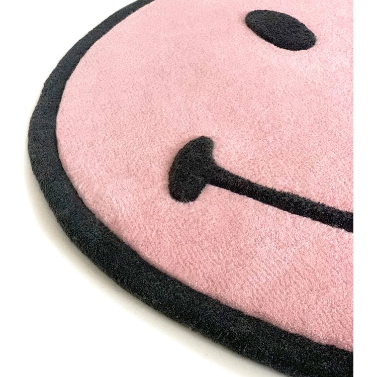 Alternative view of Smiley Rug - Pink- Small