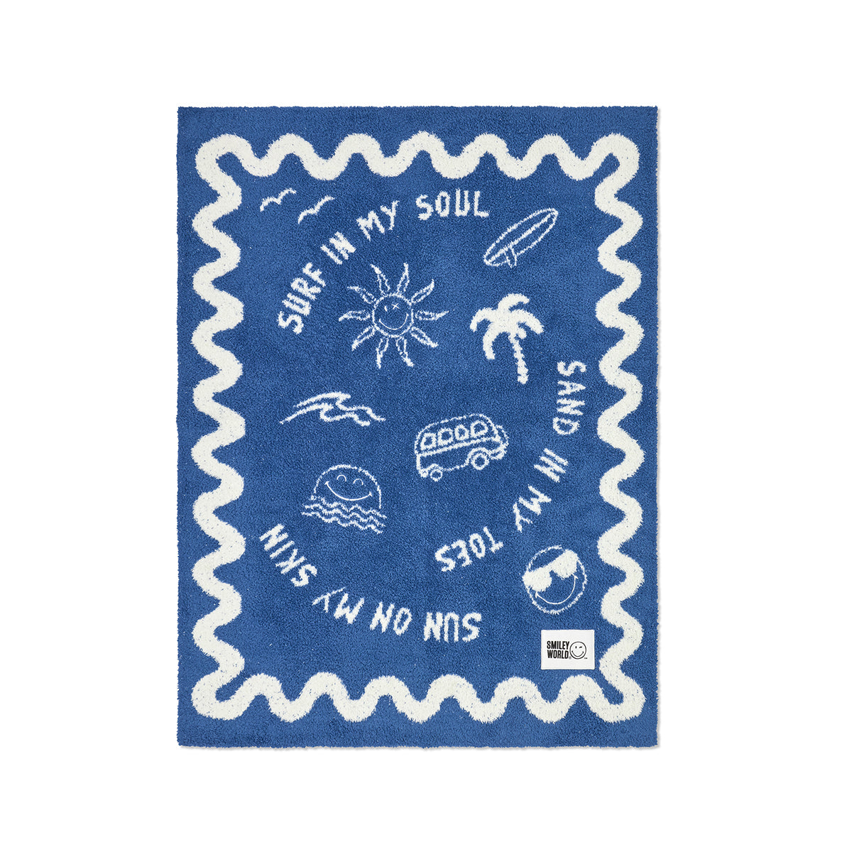 SmileyWorld Surf Stroller Blanket