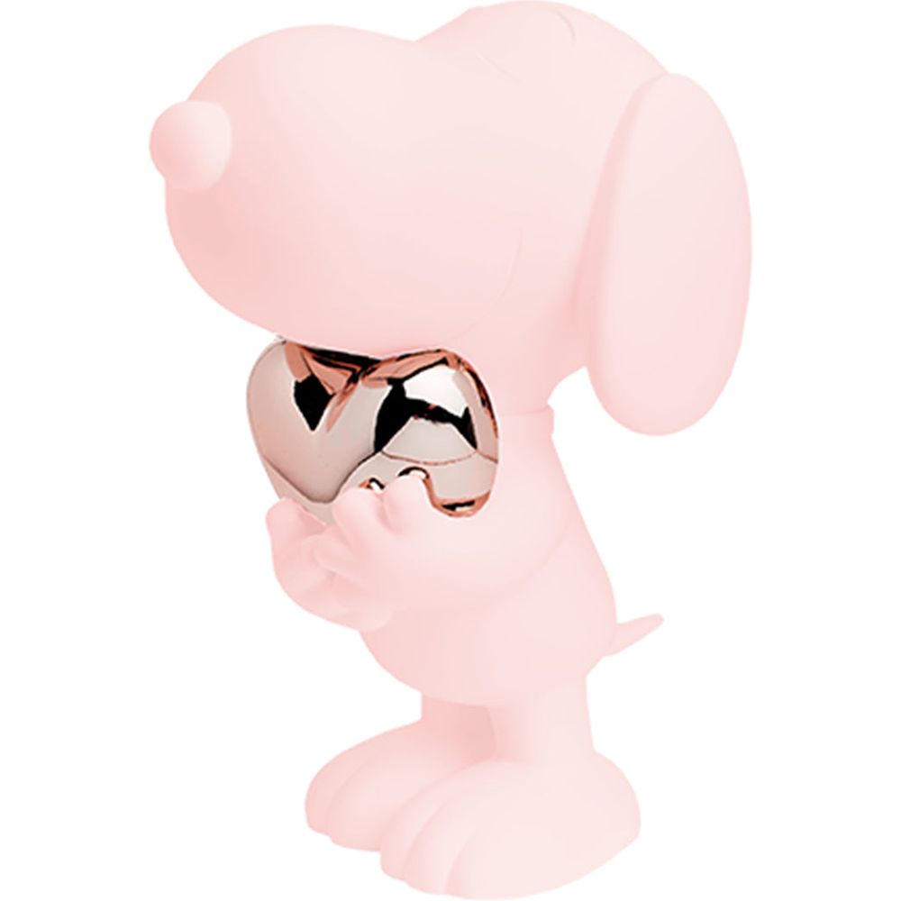 Snoopy Heart Pink & Gold Pink 11in