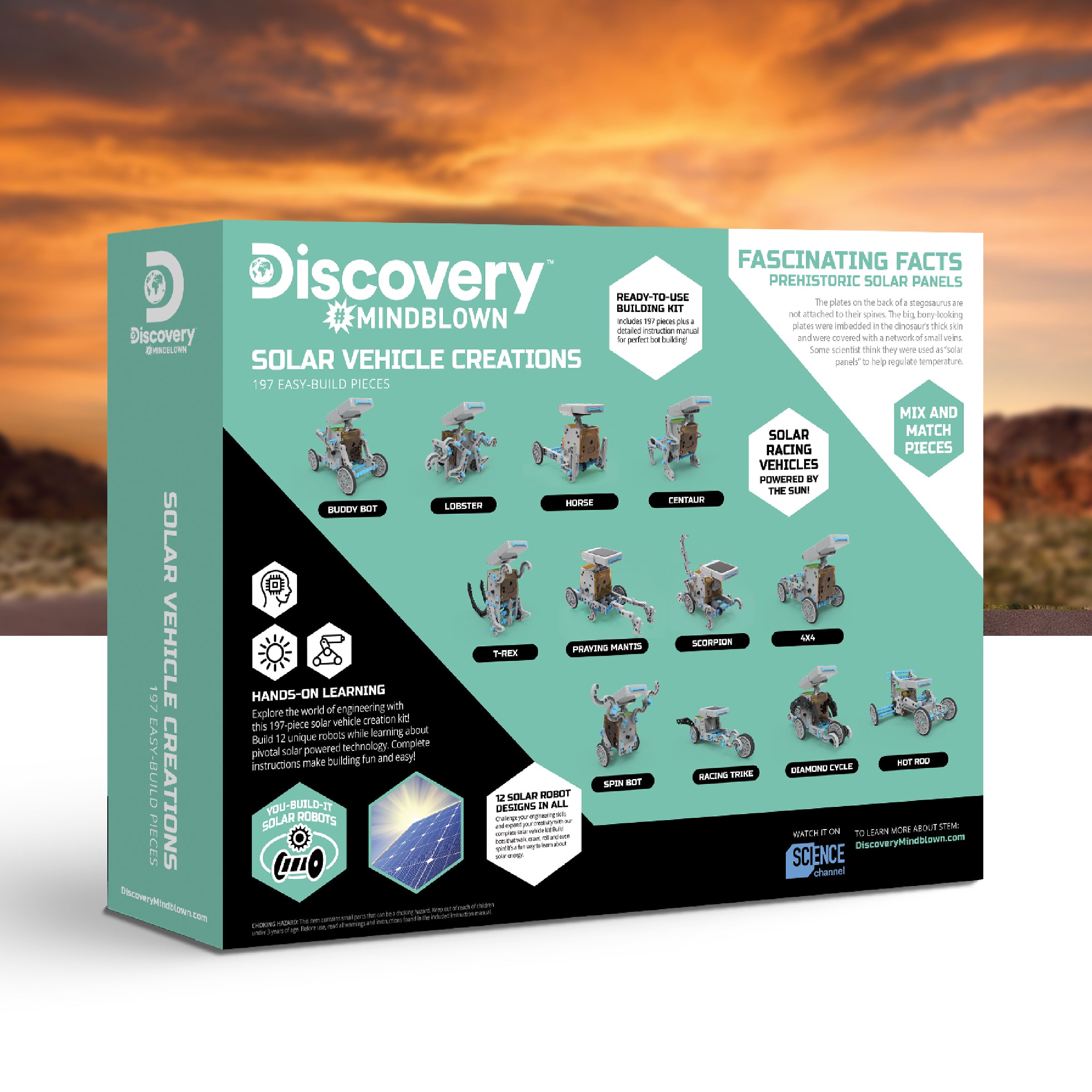 Solar Vehicle Creation Easy-Build Kit - 197 Pieces - Image 10