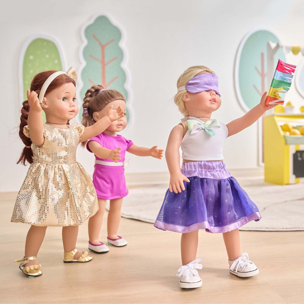 Alternative view of Sophia's 18'' Doll Piñata Birthday Party Outfit Set