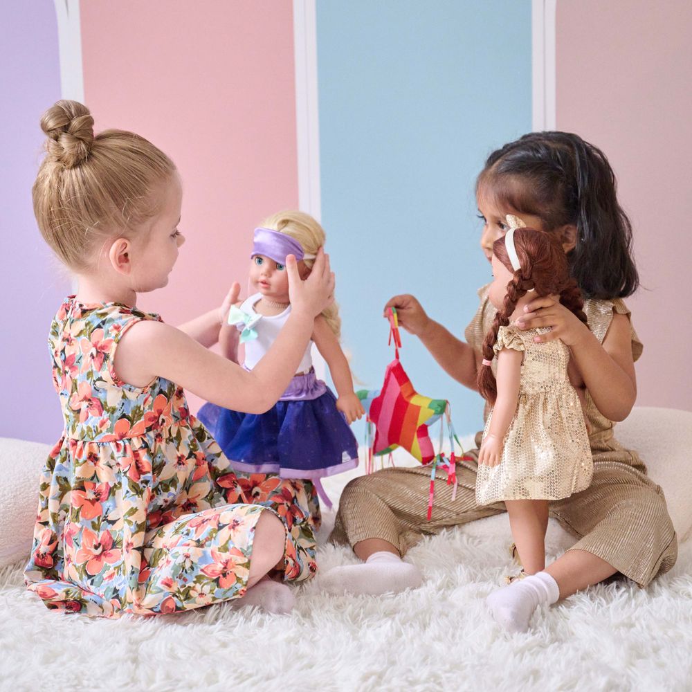 Sophia's 18'' Doll Piñata Birthday Party Outfit Set - Image 4