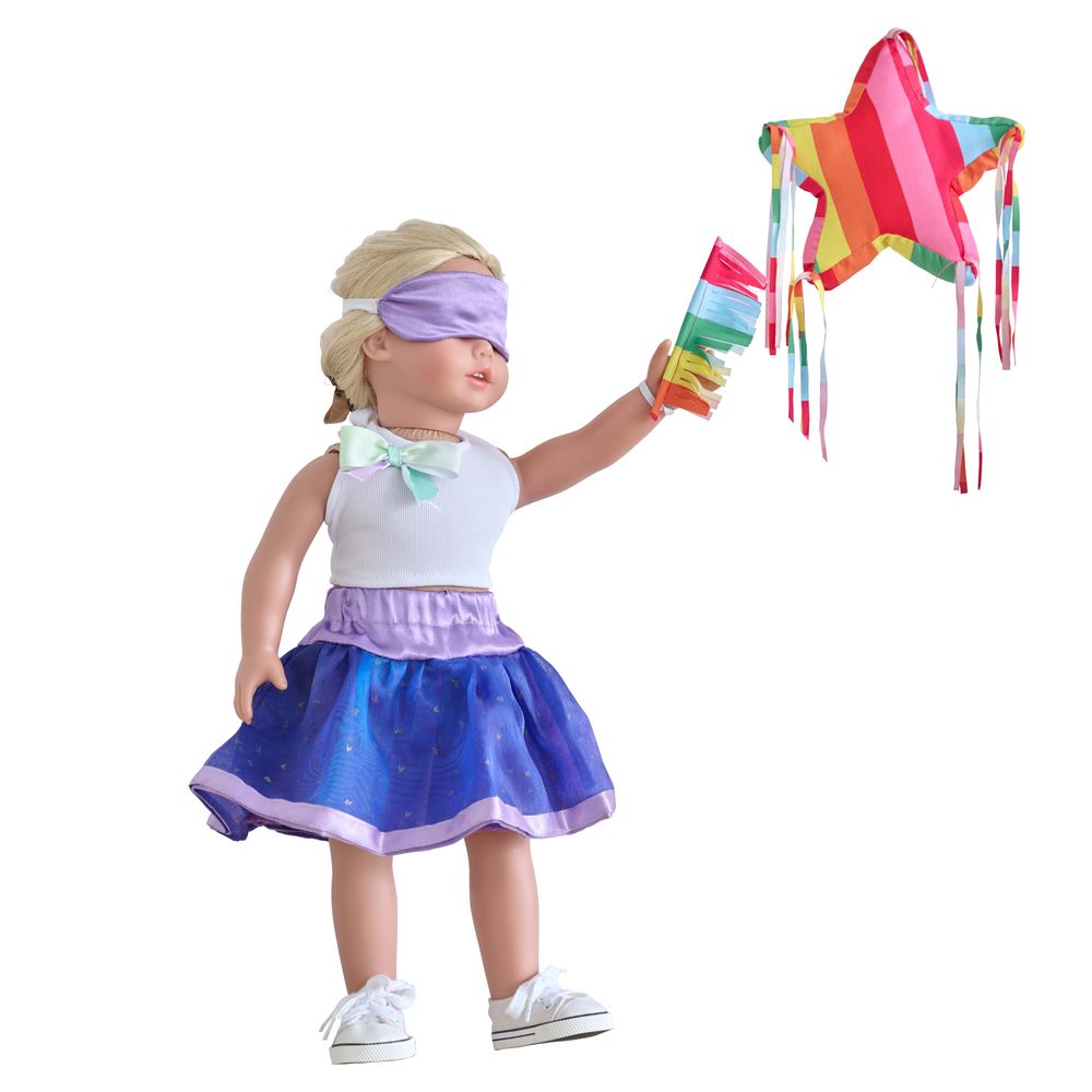 Sophia's 18'' Doll Piñata Birthday Party Outfit Set - Image 7