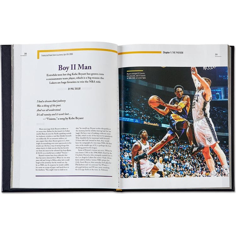 Sports Illustrated Kobe Bryant: A Tribute to a Basketball Legend Leather Bound Book - Image 5