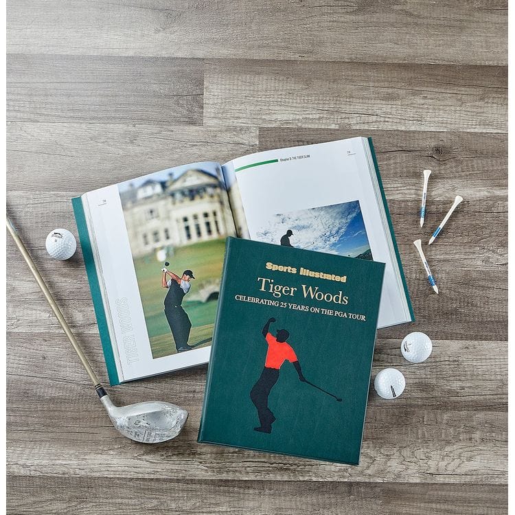 Sports Illustrated Tiger Woods 25 Year Special Edition Leather Book - Image 2