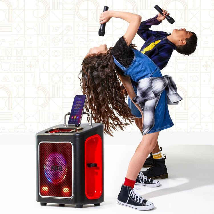 Alternative view of Stage Stars Karaoke 2-Mic Music Station