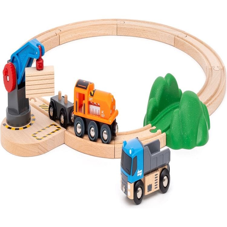 Alternative view of Starter Lift & Load Railway Set