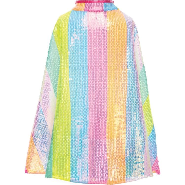 Stripy Sequin Cape - Size 4-6 Years