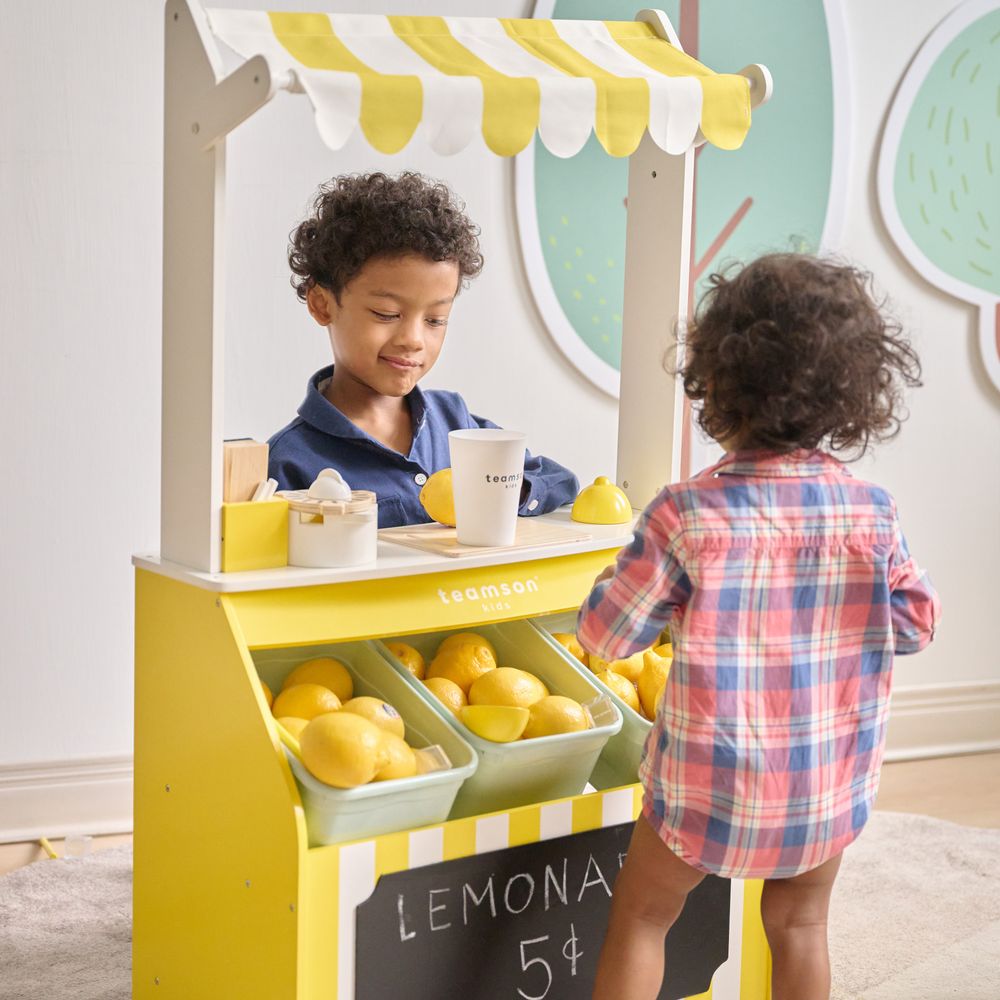 Alternative view of Sunny Citrus Lemonade Stand Playset with Interactive Accessories