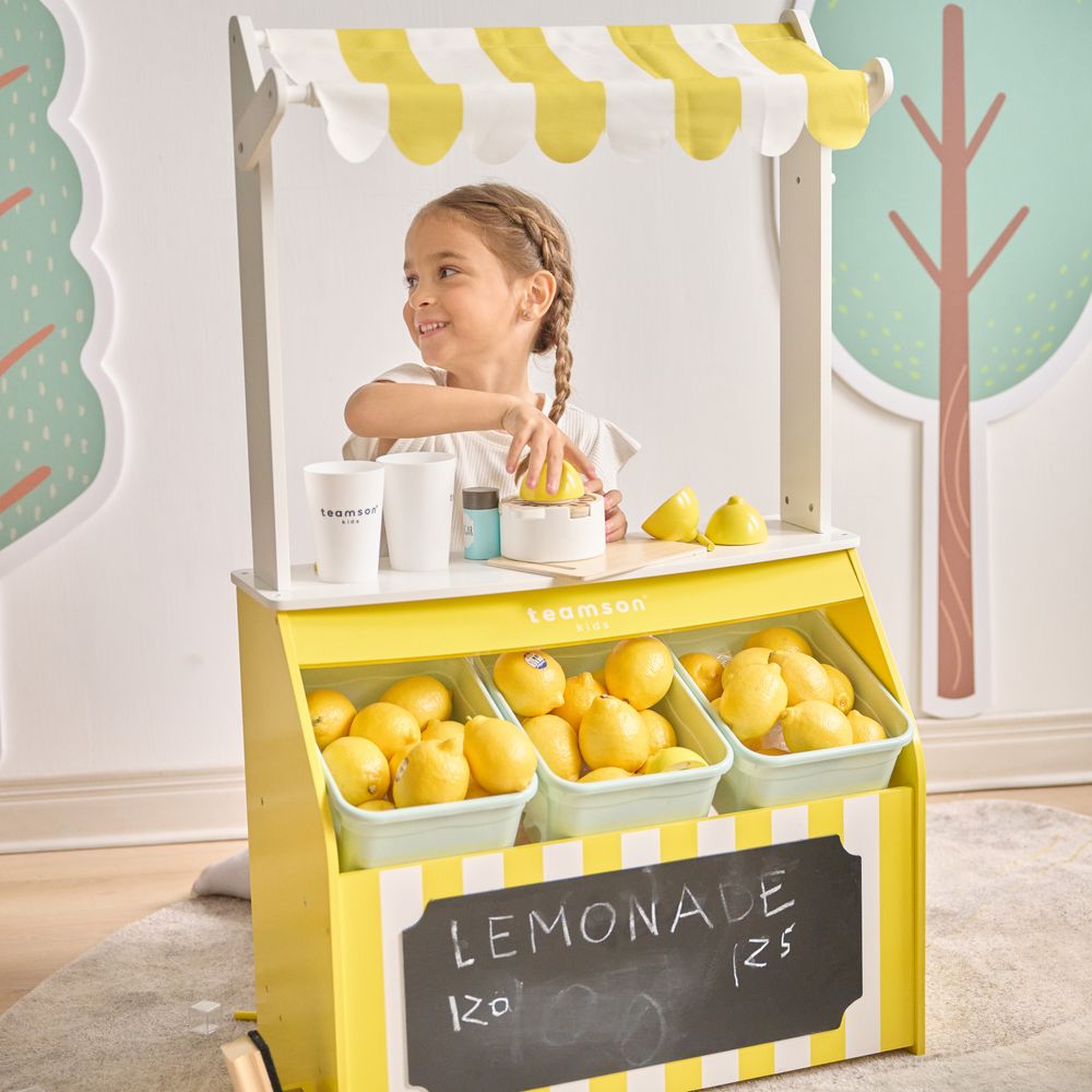 Sunny Citrus Lemonade Stand Playset with Interactive Accessories - Image 6