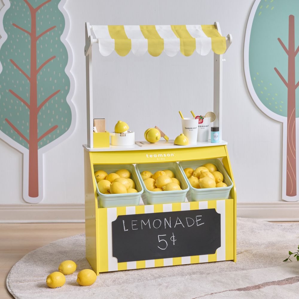 Sunny Citrus Lemonade Stand Playset with Interactive Accessories - Image 7