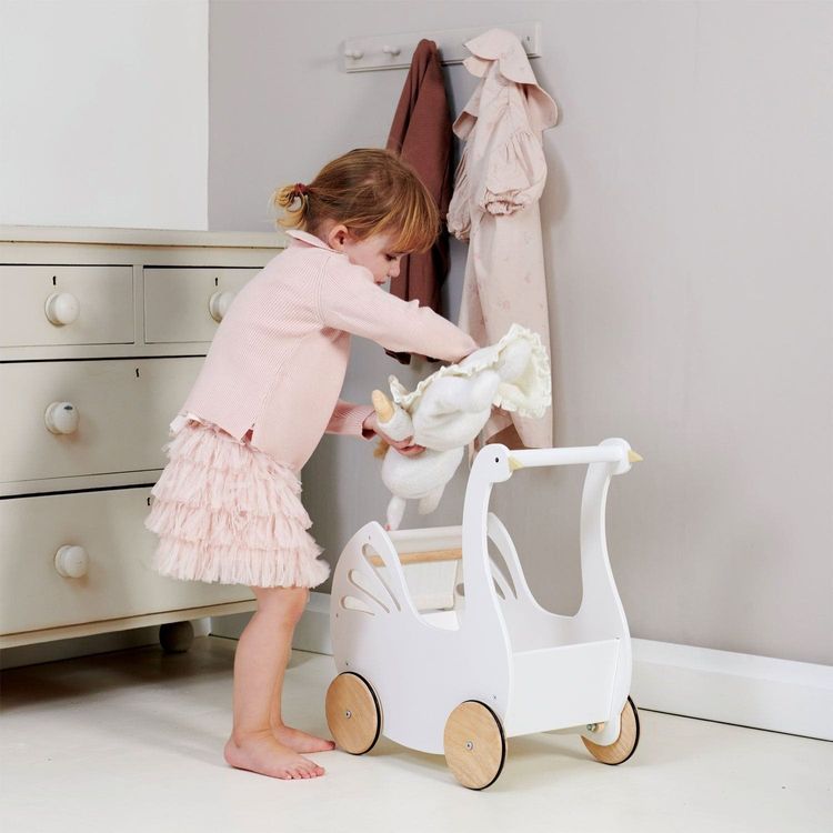 Sweet Dreams Swan Doll Pram - Image 7