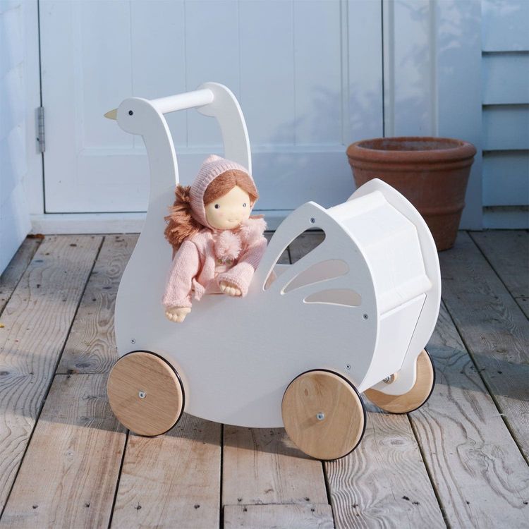 Sweet Dreams Swan Doll Pram - Image 3