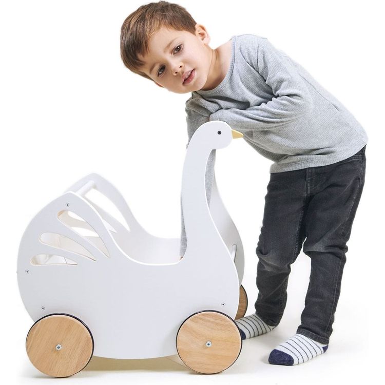 Alternative view of Sweet Dreams Swan Doll Pram
