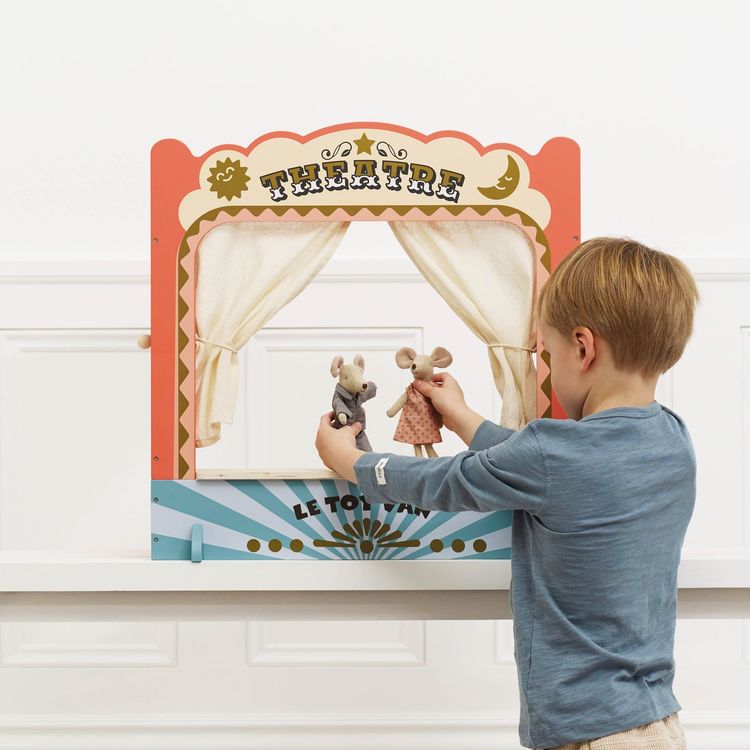 Tabletop Puppet Wooden Theater - Image 2