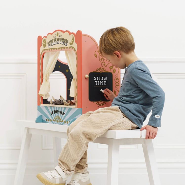 Tabletop Puppet Wooden Theater - Image 3