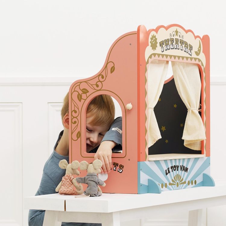 Tabletop Puppet Wooden Theater - Image 5
