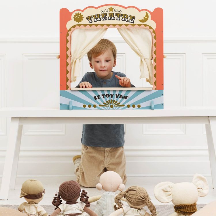 Tabletop Puppet Wooden Theater - Image 7