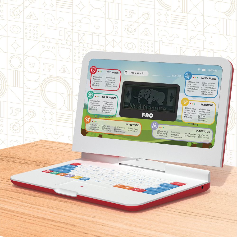 Alternative view of Teach & Talk Exploration Laptop