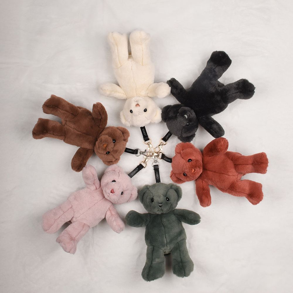 Teddy Bear Bag Charm - Green - Image 5