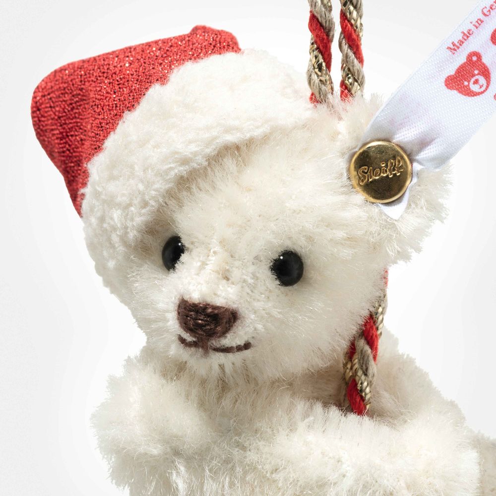 Alternative view of Teddy Bear Ornament on Christmas Bell