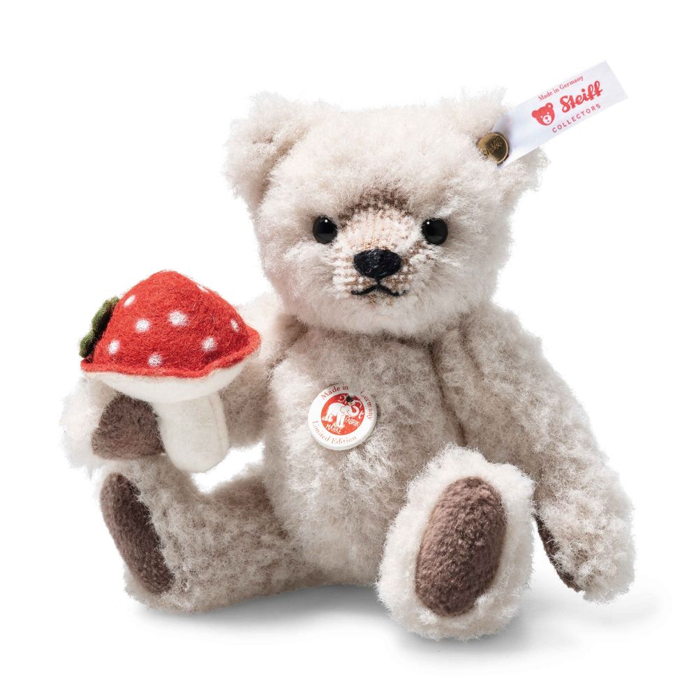 Teddy Bear with Mushroom Good Luck Charm Limited Edition