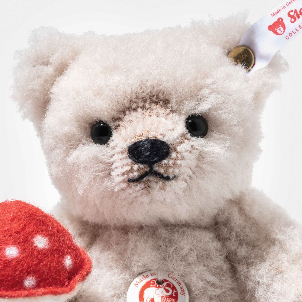Alternative view of Teddy Bear with Mushroom Good Luck Charm Limited Edition