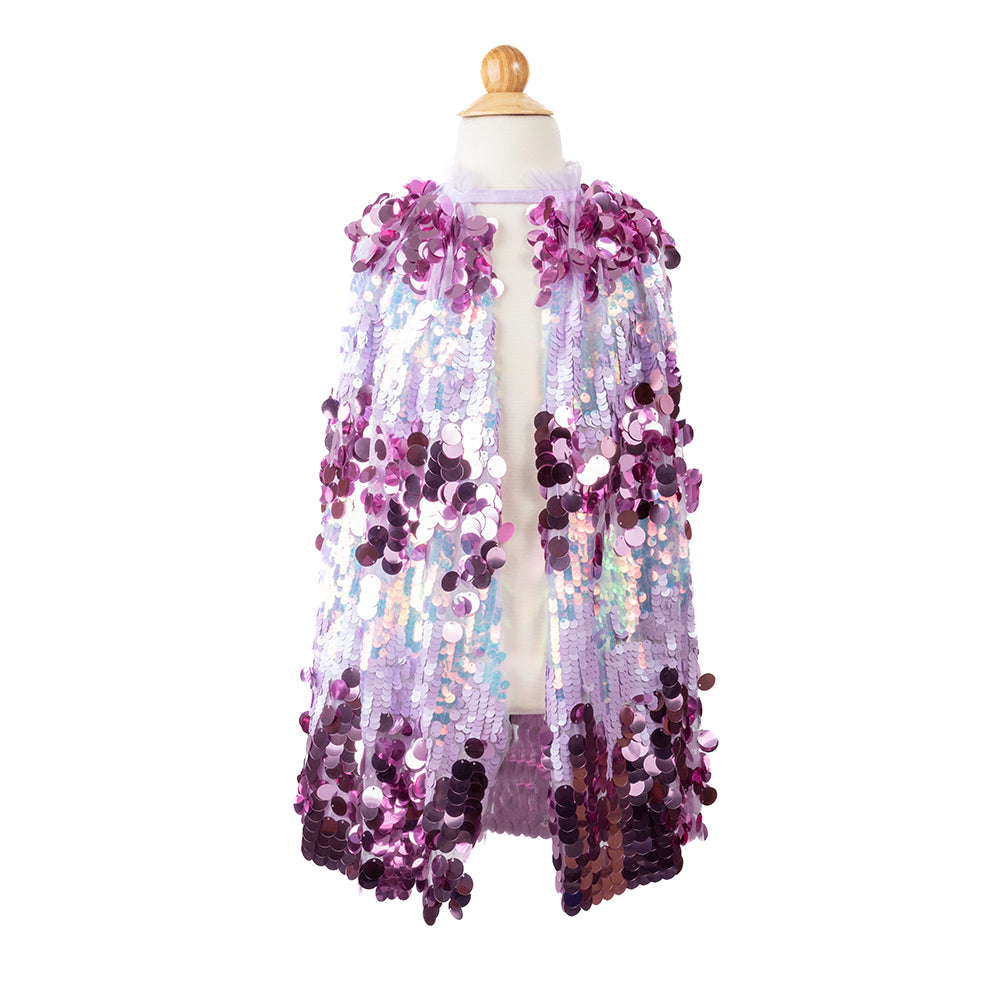 The 5th Avenue Purple Pailette Cape - Size 4-6 Years