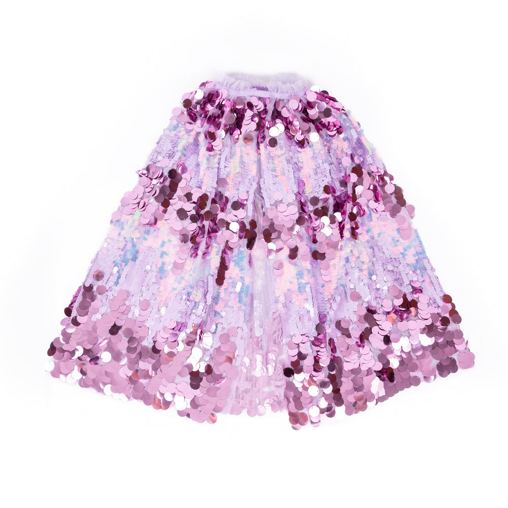 The 5th Avenue Purple Pailette Cape - Size 4-6 Years - Image 3