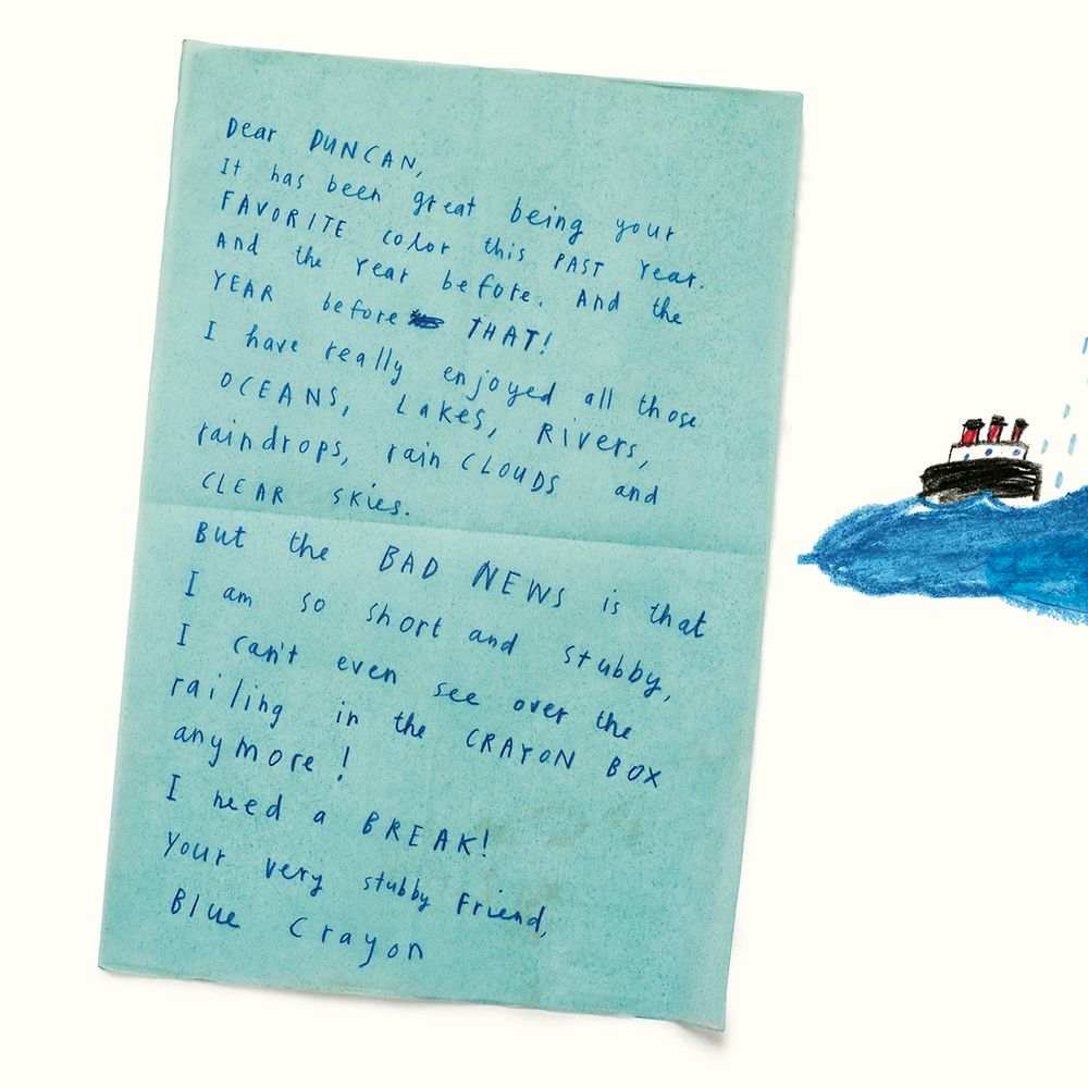 Alternative view of The Day The Crayons Quit Book