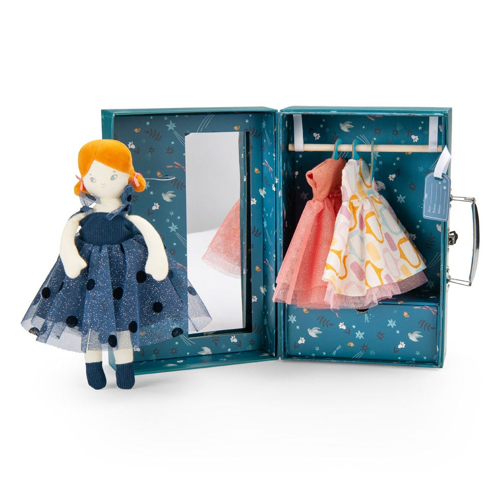 The Evening Dresses Doll with Suitcase - The Parisiennes