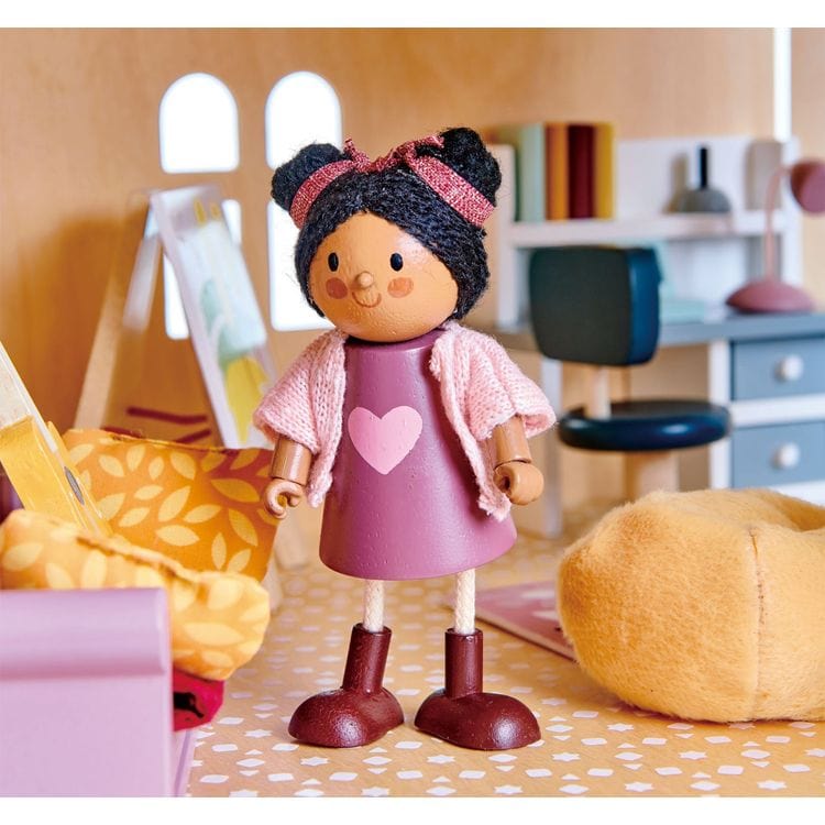 Alternative view of The Forrester Family Wooden Dolls