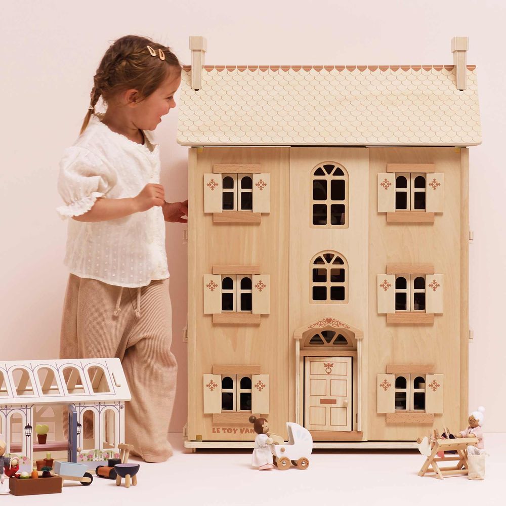 Alternative view of The Grand Natural Wood Doll House