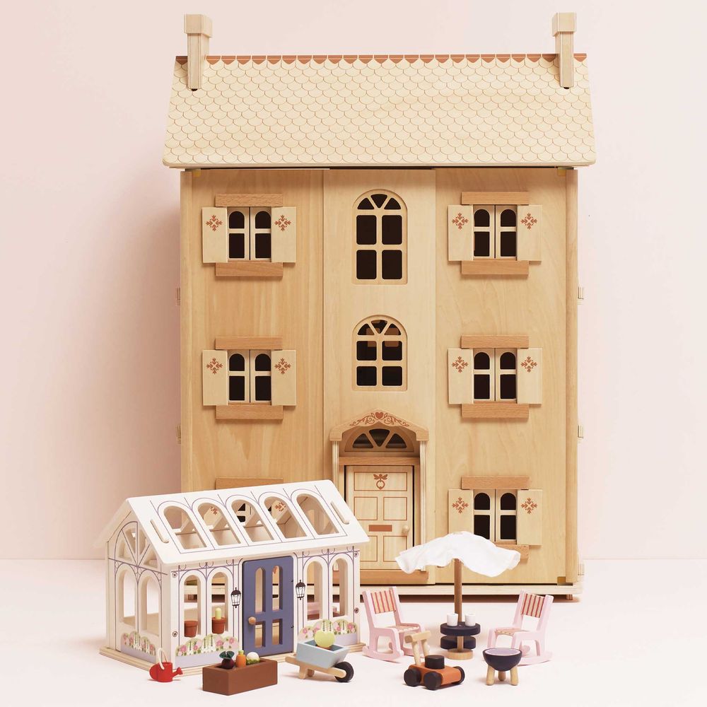 The Grand Natural Wood Doll House - Image 7