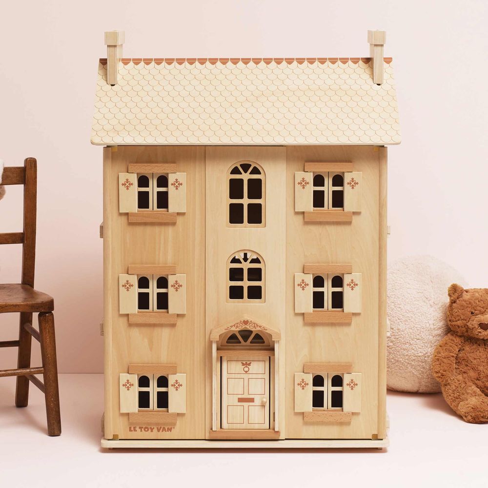 The Grand Natural Wood Doll House - Image 8