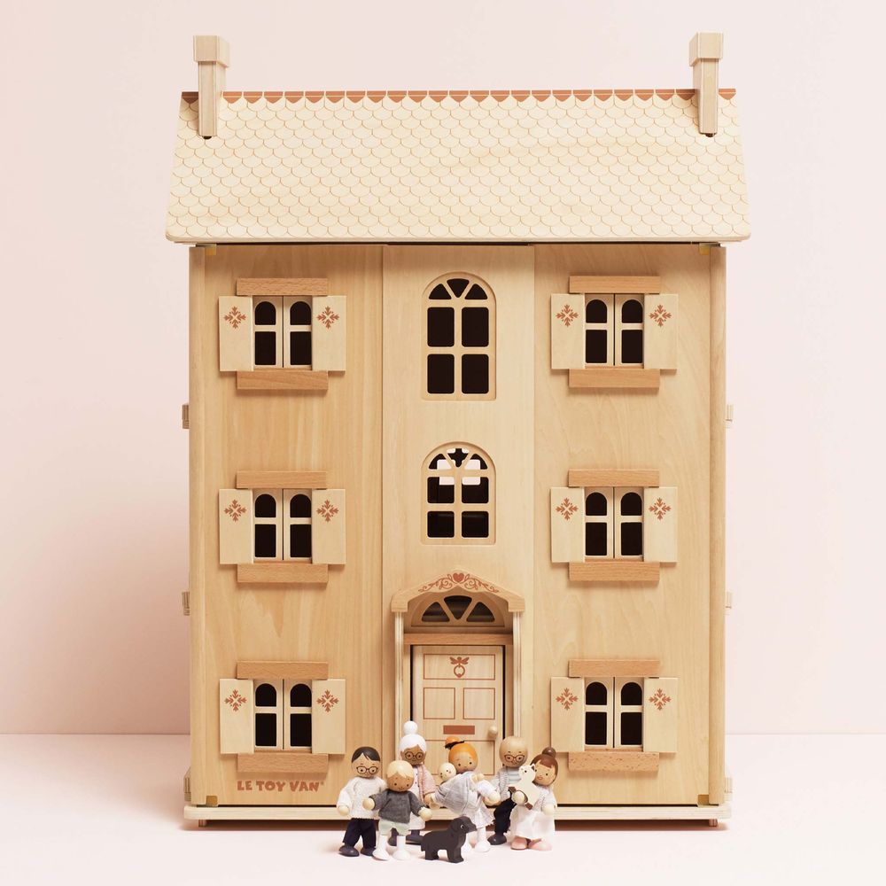 The Grand Natural Wood Doll House - Image 9