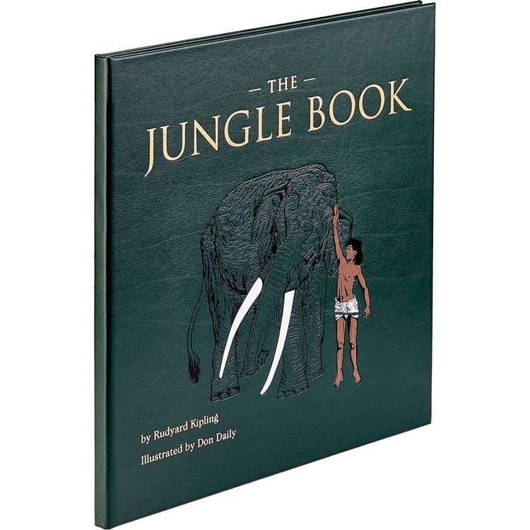 "The Jungle Book" in Green Bonded Leather - Image 6