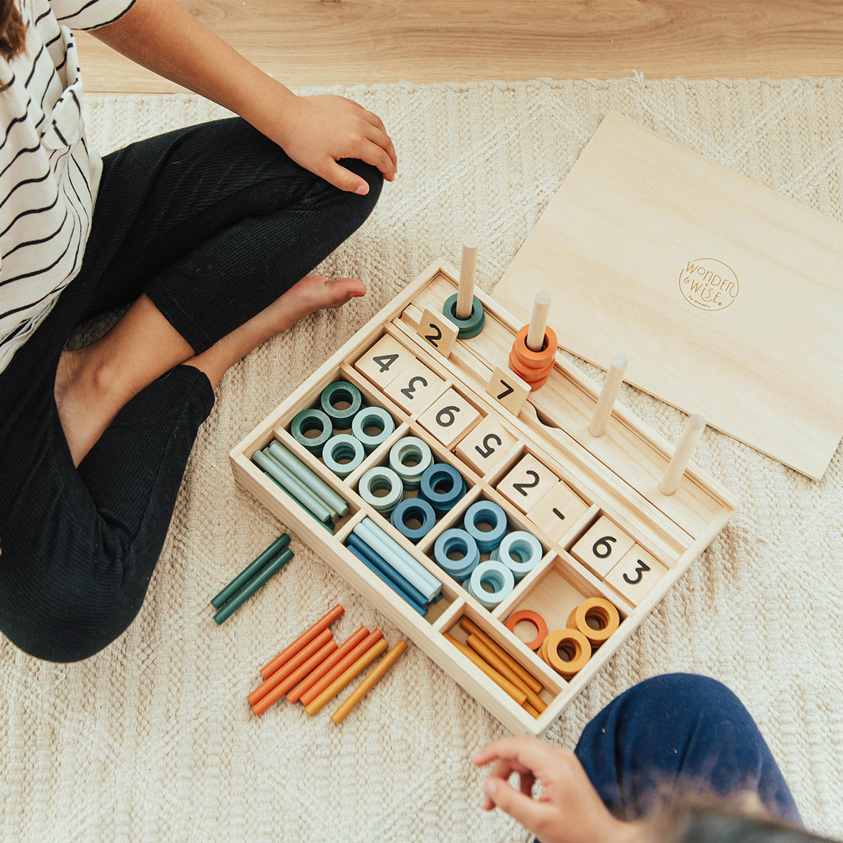 Alternative view of The Math Path Wood Toy