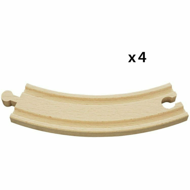 Alternative view of The Orginial Wooden Railroad 4 Piece set