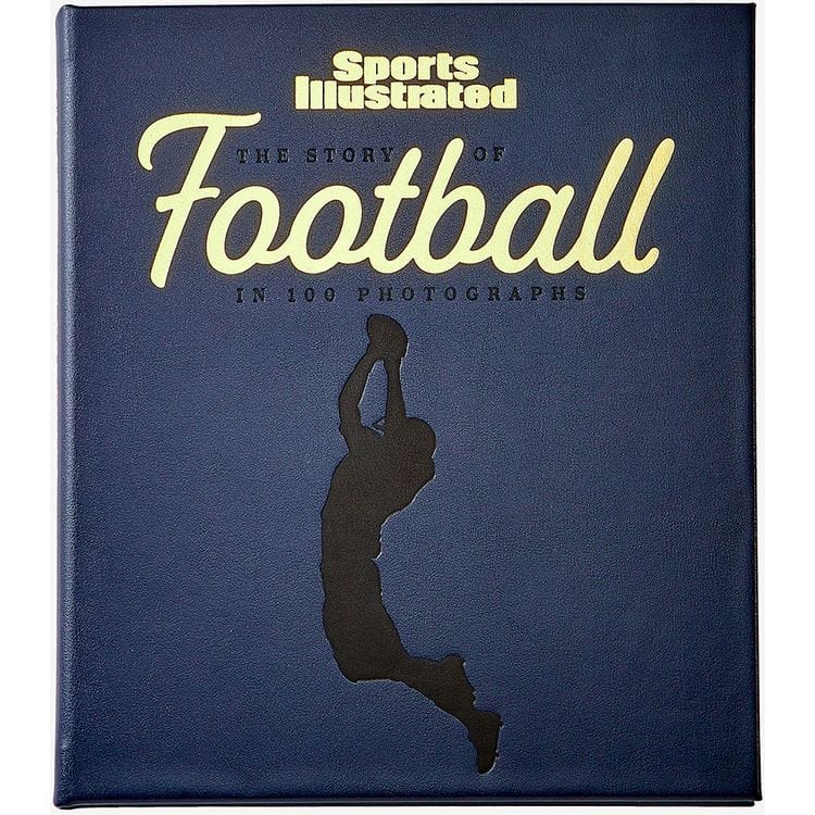 "The Story of Football in 100 Photographs" Book by Sports Illustrated - Navy