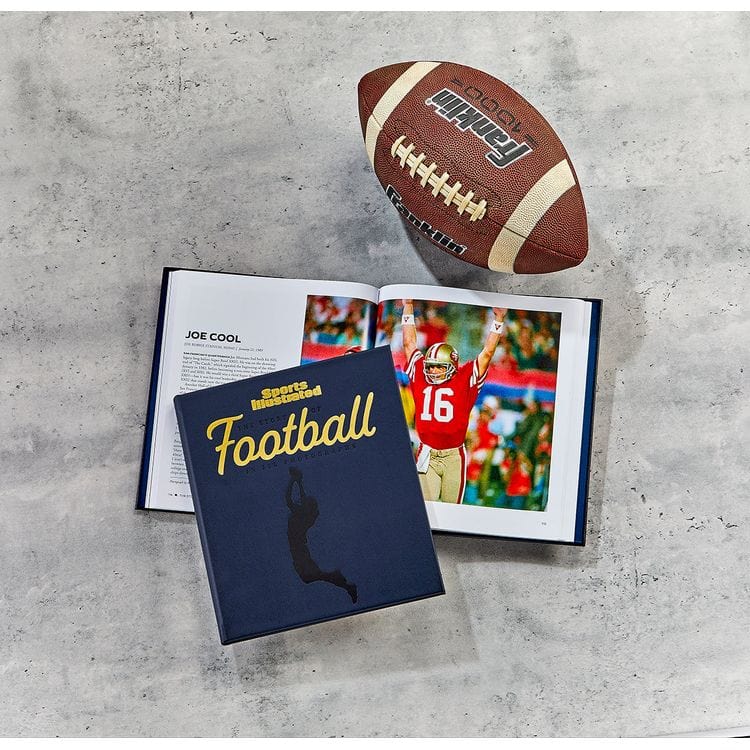 Alternative view of "The Story of Football in 100 Photographs" Book by Sports Illustrated - Navy