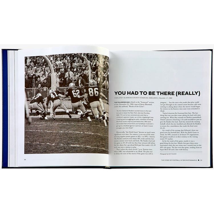 "The Story of Football in 100 Photographs" Book by Sports Illustrated - Navy - Image 5