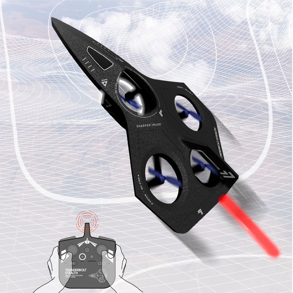 Alternative view of Thunderbolt Stealth Drone