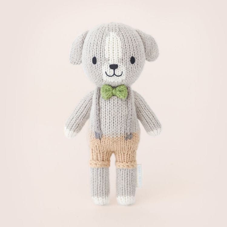 Alternative view of Tiny 6" Noah the Dog Hand-Knit Doll