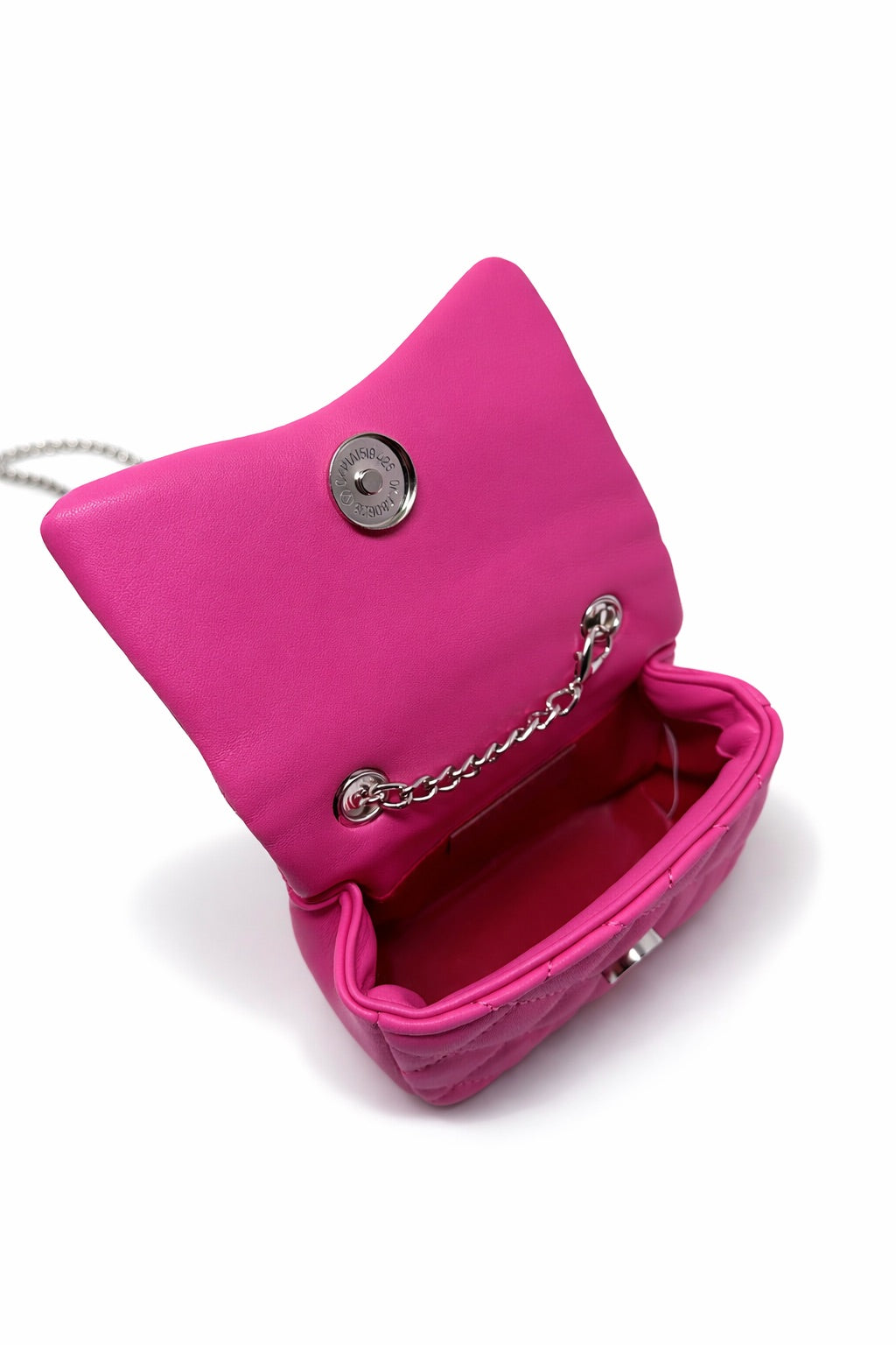 Alternative view of Tiny Crystal Stud Handbag - Hot Pink