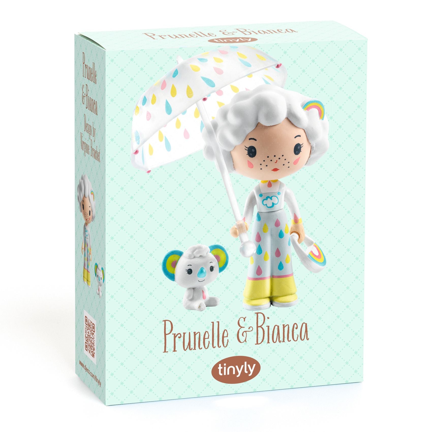 Alternative view of Tinyly Prunelle & Blanca Figurines
